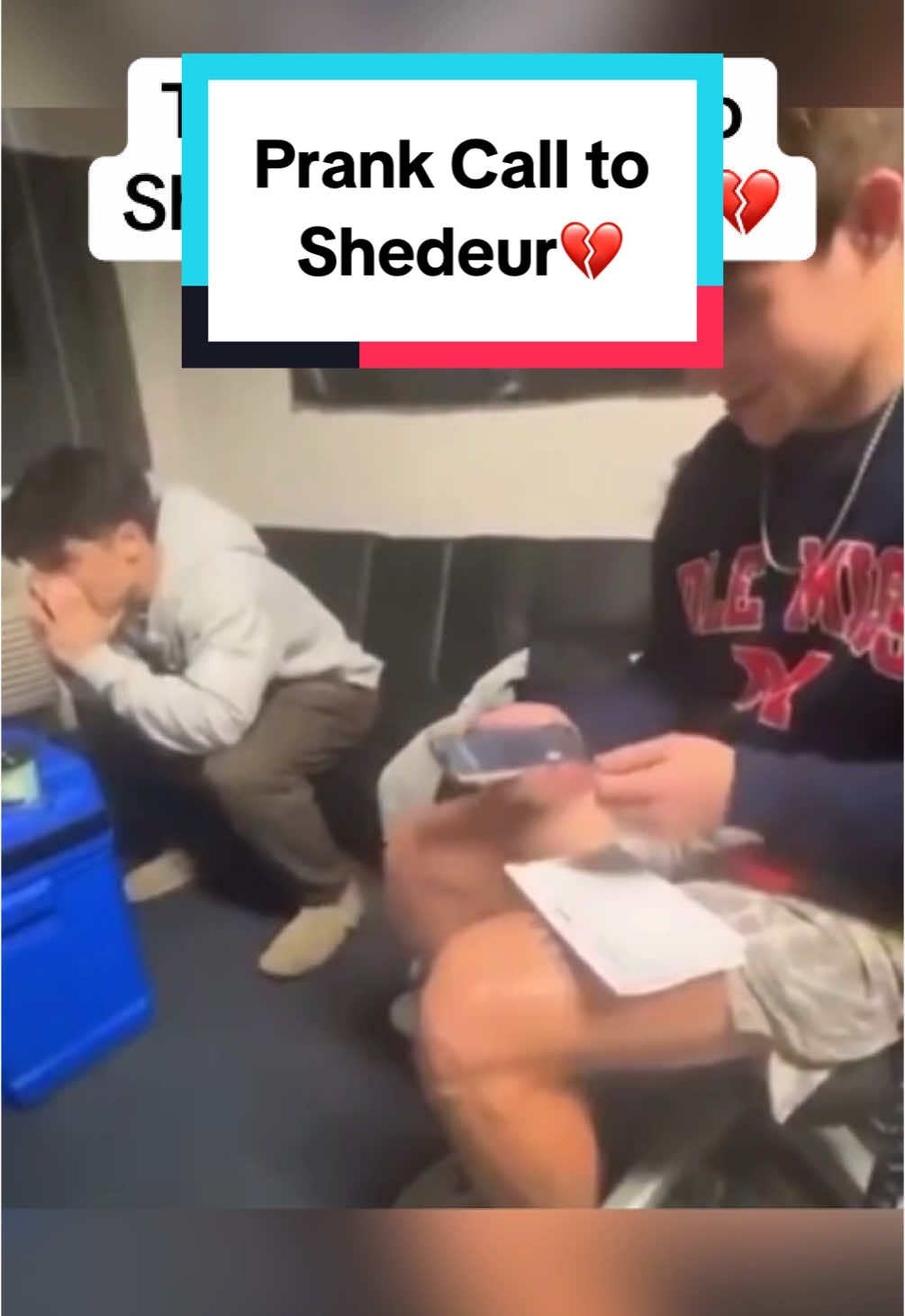 I feel so bad for Shedeur💔 #nflfootball #nflcontent #shedeursanders #prankcall #nfldraft #mlfootball