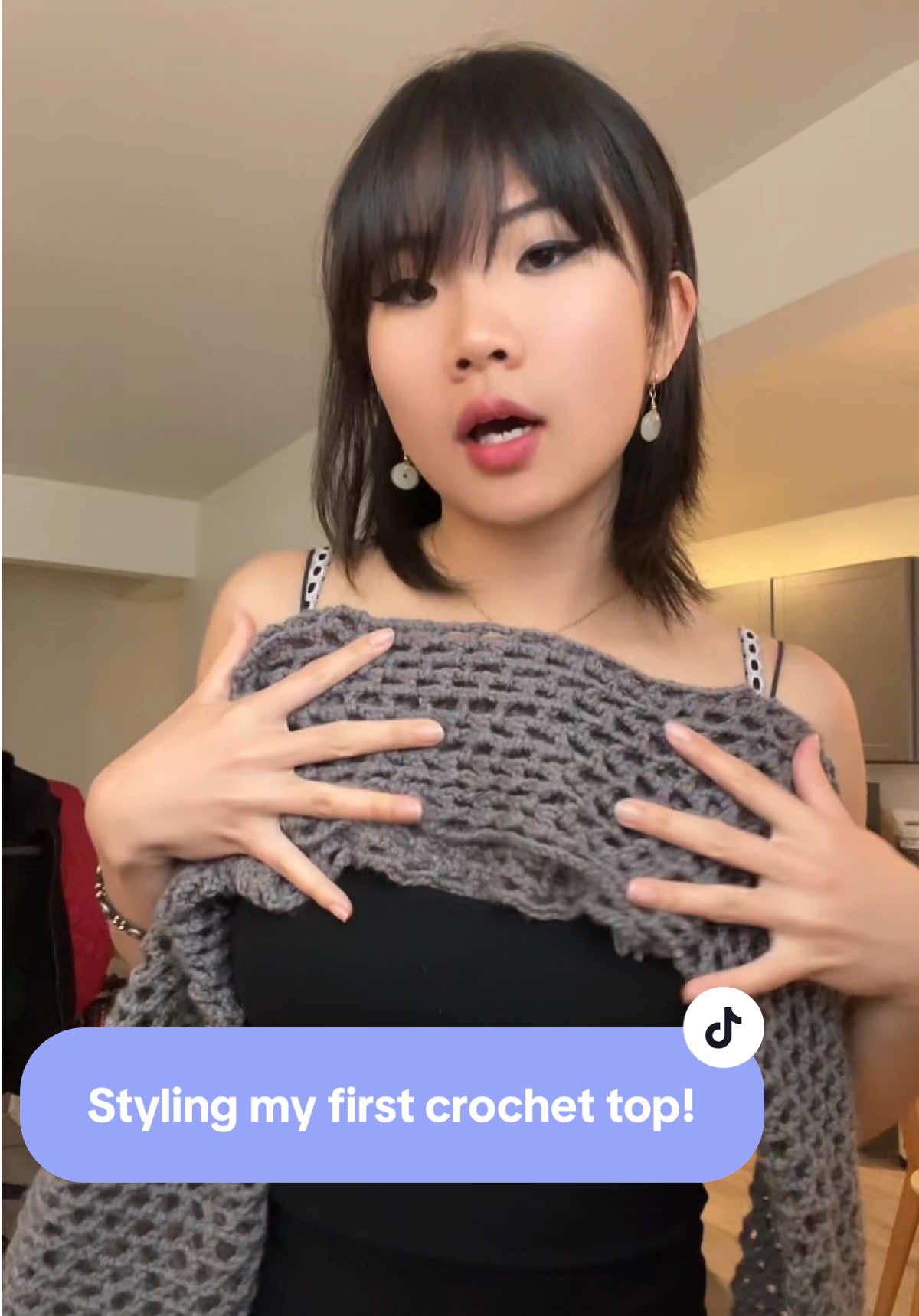 I completed this in about 4 days! It was a super fun first project after all the amigurumi I made.  Link to crochet pattern: https://youtu.be/mt6CClvmtqU?si=BN-GnMPFAafkGbMU #crochet #crochettiktok #bolero #shrug #ootdinspo 