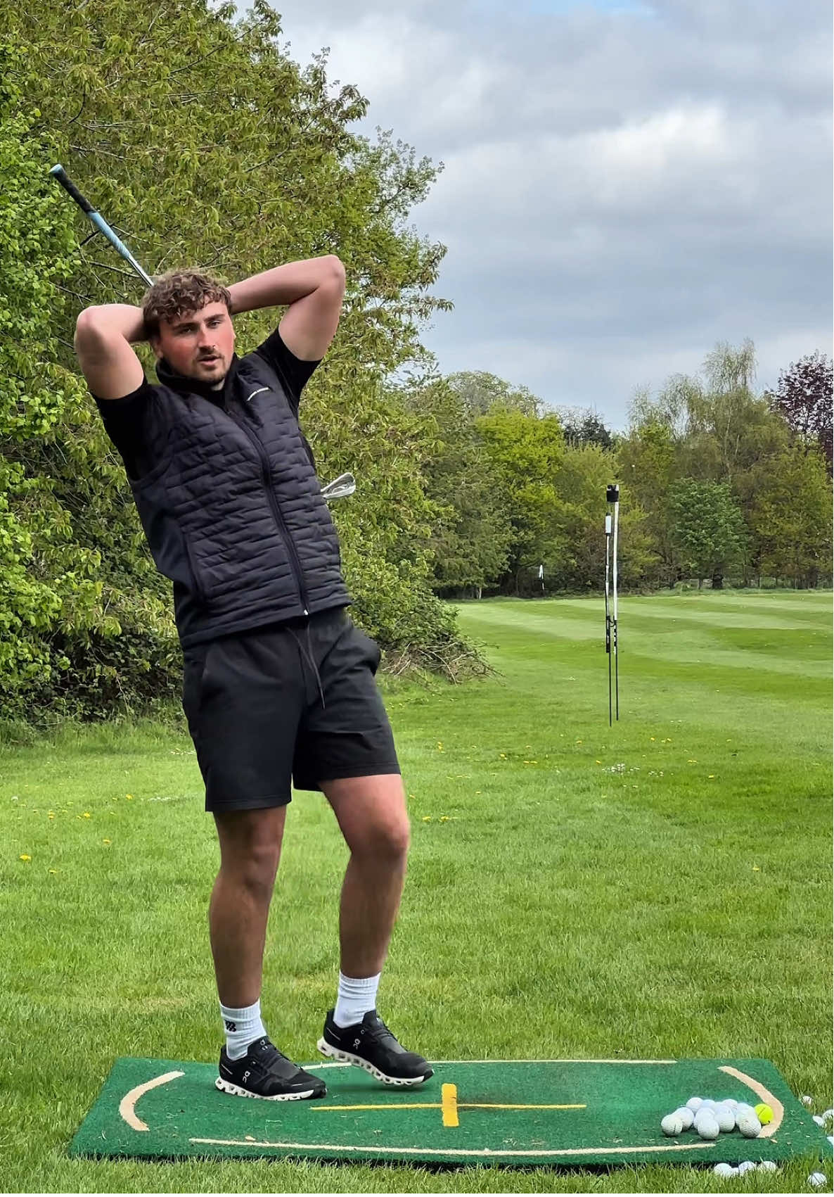 What happens to the deodorant can ?! #golf 