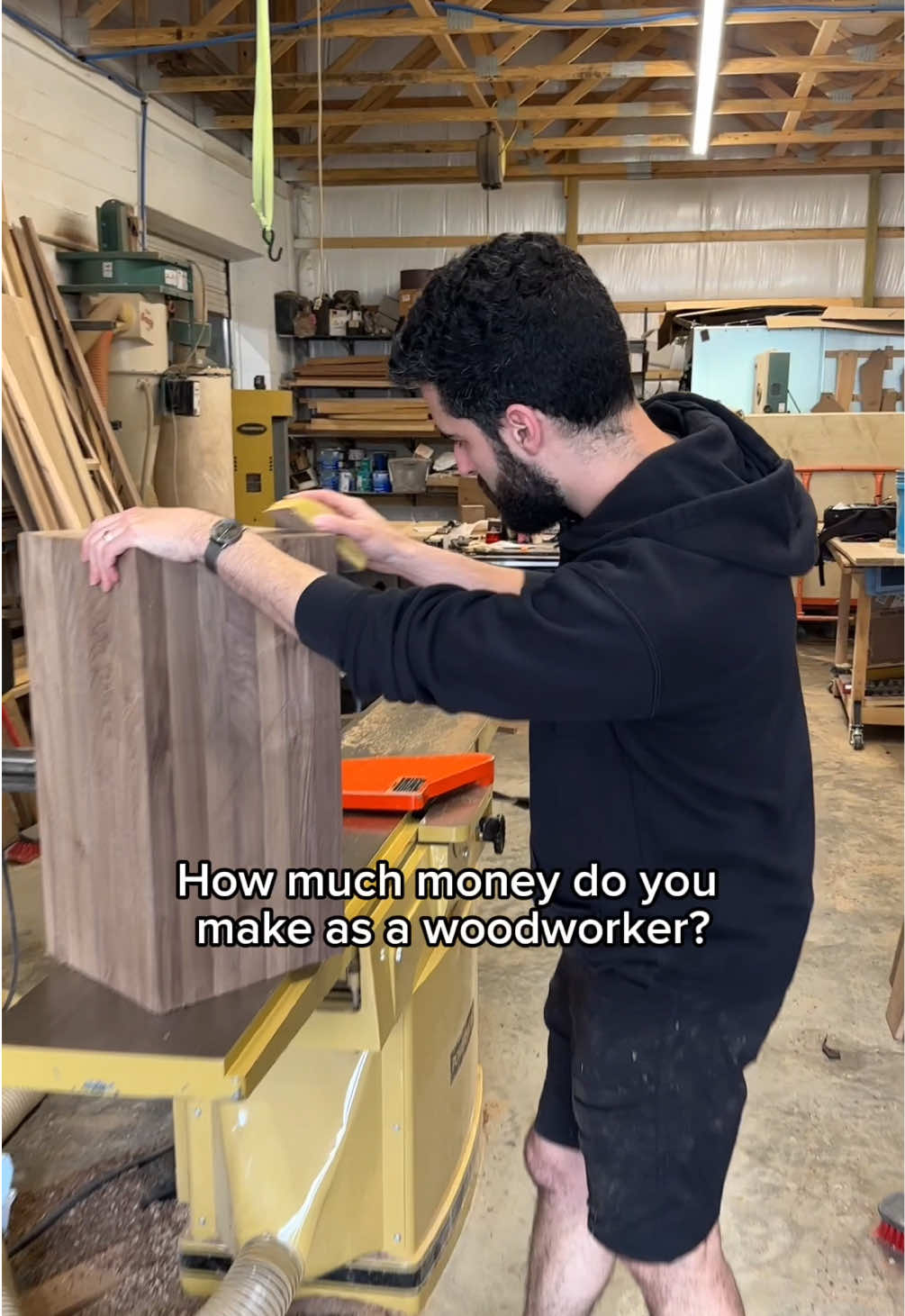 I can’t decide if it sounds better this way  #woodworking #builder #carpenter #DIY #diyer #maker #woodshop #handmade #business #entrepeneurship #SmallBusiness 