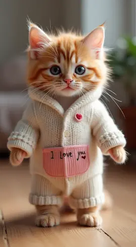 I love you ❤❤ #kittens #petlovers #funny #viralvideos #foryoupage❤️❤️ #gato #fyp #ai #catlover #gatitostiktok #gatostiktok #gatos #kidsoftiktok #funnybaby #crescernotiktok #creatorsearchinsights #cat #catsoftiktok #loveyou #lover