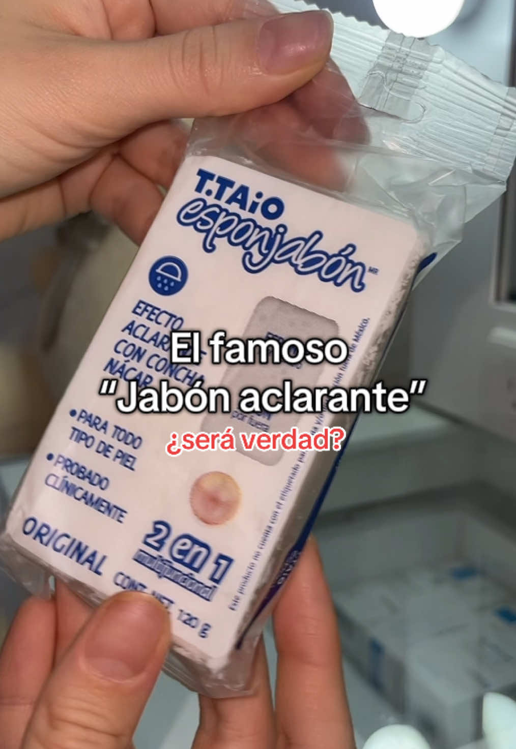 El jabón aclarante “esponjabón” ¿lo han probado?🤨💖 ¿qué opinan? ¿Les funcionó? #jabonaclarante #esponjabon #aclararlapiel 