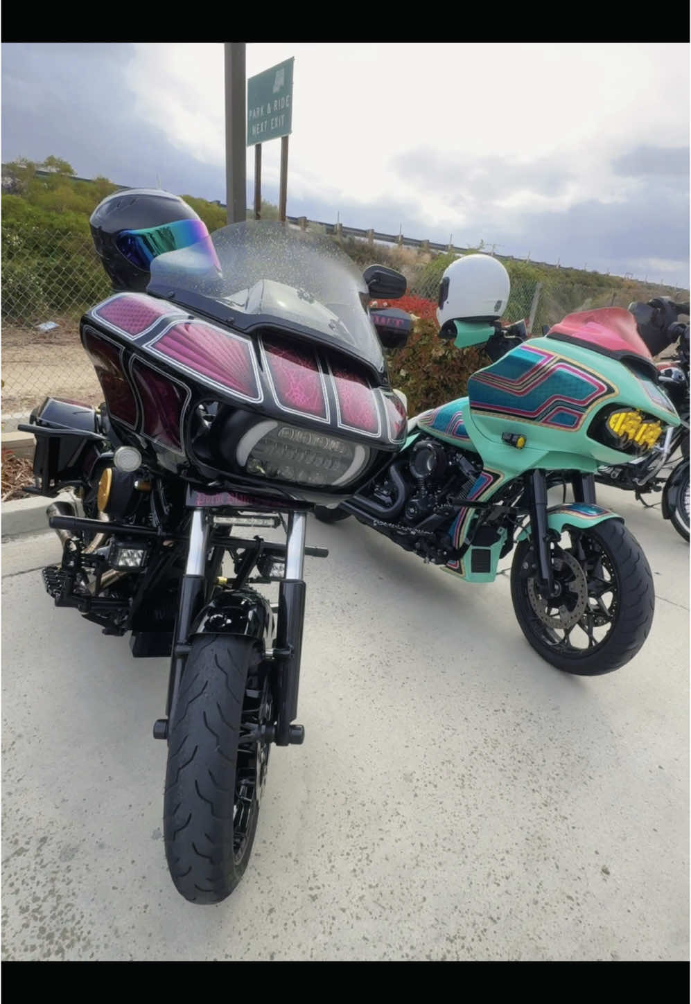 Attended my first blessing of the bikes and it was pretty cool. Just people who ride and people of faith coming together as the riding season starts. #harley #pink #motorcyclesoftiktok  #bikers #antelopevalley #blessing #faith #mc #blessingofthebikes #blacksheepministries 