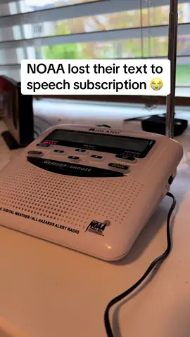 NOAA lost their subscription #fypシ #fypage #fyp #fypシ゚viral #midland #hamradiooperator #hamradio #motorolasolutions #twowayradio #weatherradio #noaa #nws #midlandweatherradio 