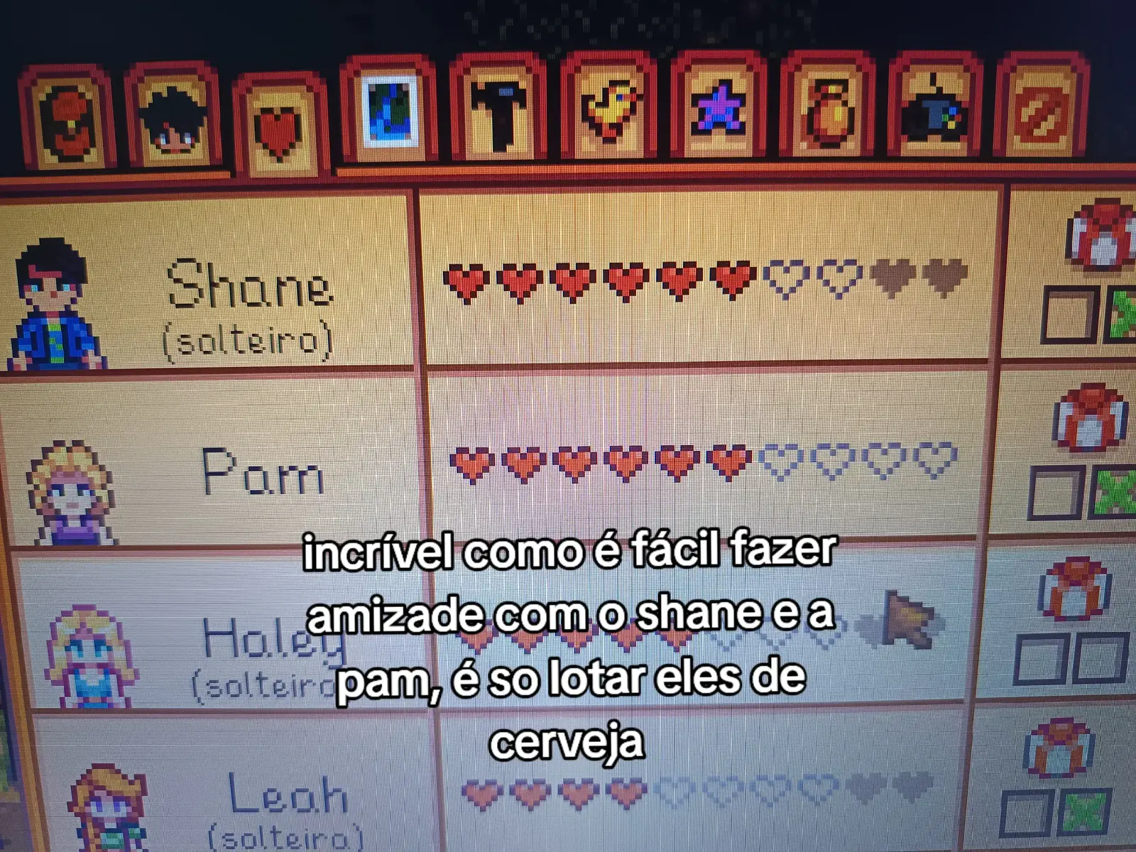 lasjkqka #stardewvalley #game #rpg #shane #pam #cerveja #coracao #fy #fyp #foryoupage #viral 