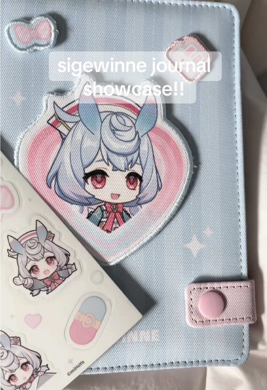 i think its adorable but im too scared to write in it, i might just write her name over and over or something #sigewinne #genshin #fy #fyp #sigewinneshrine #sigewinnen1fan #sigewinnegenshin #viral