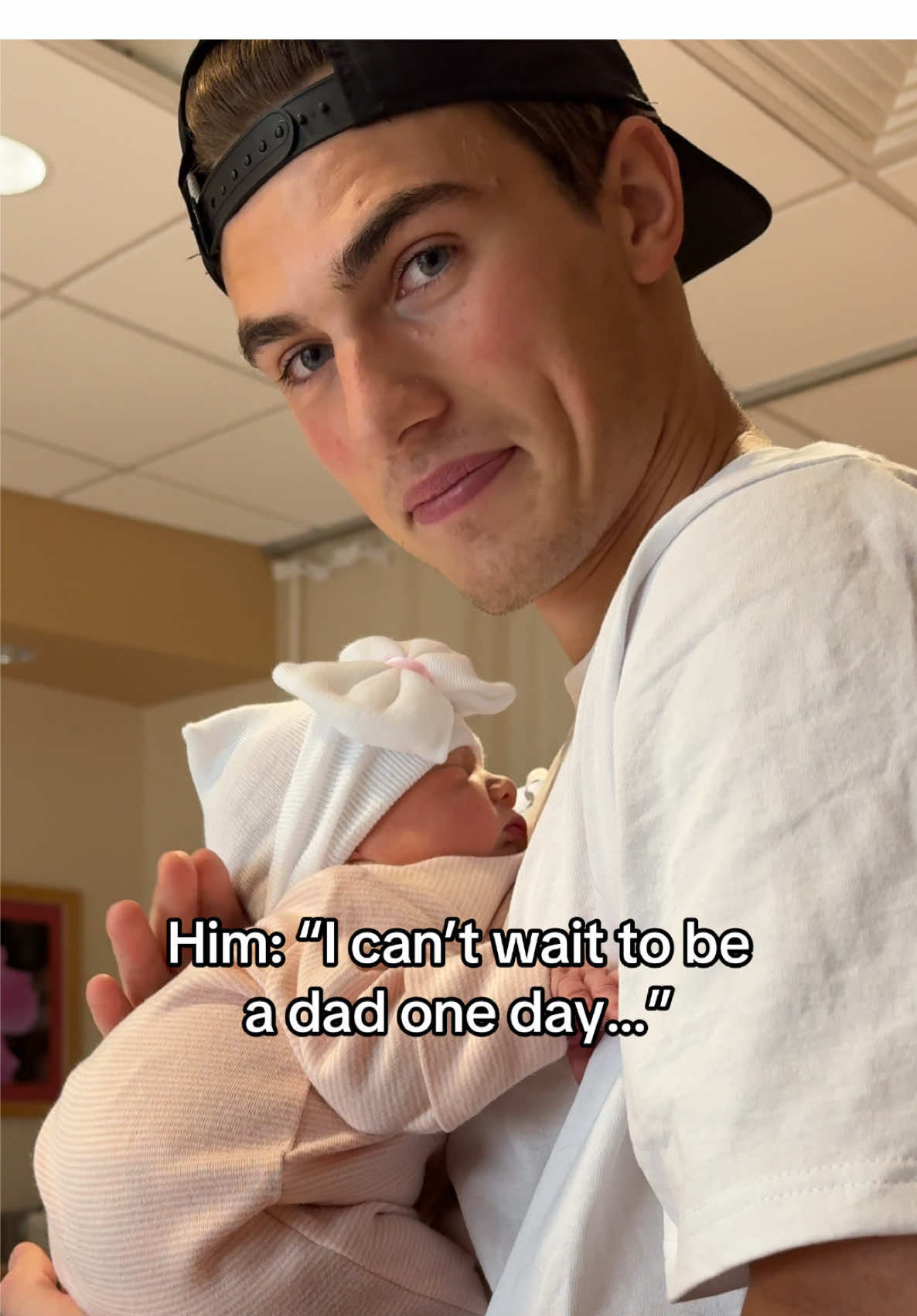I love watching him live out his dream of being a dad 🥹 #babygirl #dadsoftiktok #couple #couplegoals 