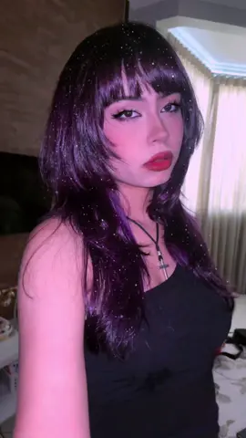 sparkle jump rope queen #glitterhair #purplehair #dyedhair #alt #lanadelrey #sparkle 