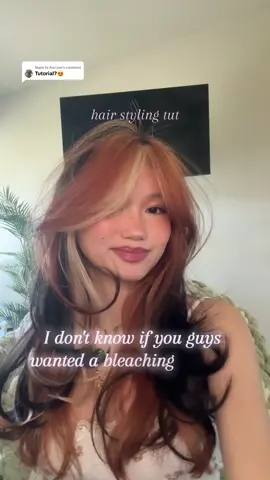 Replying to @Ann Lee hair styling tut sorry if this was cheeks idk 😞😦