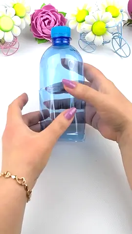 Creative Handmade Craft Flowers with Plastic Bottle #craft #tutorial #DIY #handmade #foryour