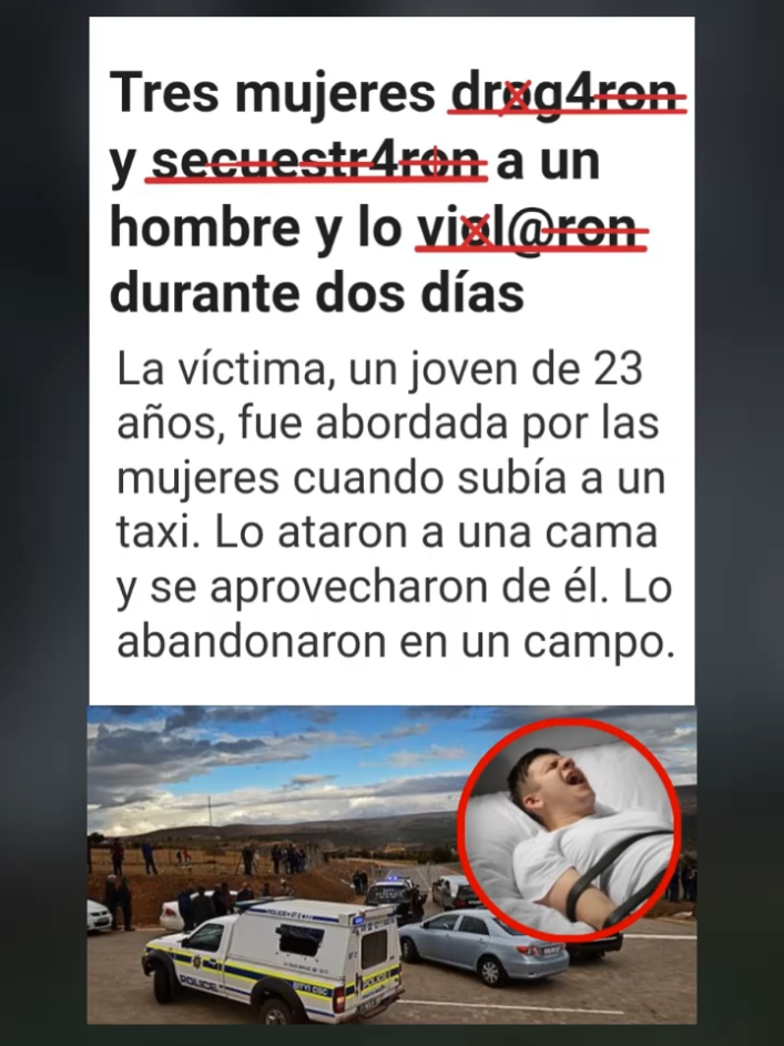 Tres mujeres dr*g4r0n y v1ol@r0n a un hombre por dos días seguidos, lo amarraron en una cama y se aprovecharon de el #secuestro #hombre #drogaron #amararon #casosperturbadores #datosmisteriosos #terror #datosperturbadores #miedo😱😱😱 #perturbador😰😰 #perturbador #terrorifico #parati #fypシ #viral 