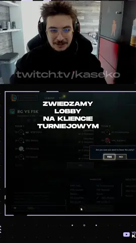 #kaseko #streamer #twitch #dlaciebie #dc #fyp #leagueoflegends