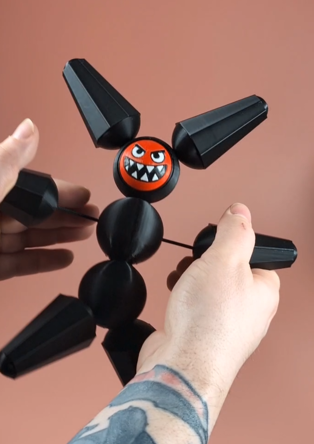 MegaBot from Big Hero Six Uses cord (I used 3mm Bungee Cord) to stick together and comes with individual files for the faces and pre coloured 3mf file #BigHeroSix #Megabot #3DPrint #3DModel #BigHeroSixModel #MegabotDownload #3DPrintModel #Hero6 #3DPrinting #RobotModel