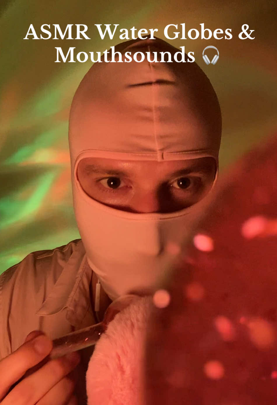ASMR Water Globes & Mouthsounds 🎧 on My YouTube link in bio 🔗   #asmr #maskedasmr #mouthsounds #waterglobesasmr #maskedman #asmrvideo #asmrsounds #fyp #foryou #masktok #asmrtist #maskedmen 