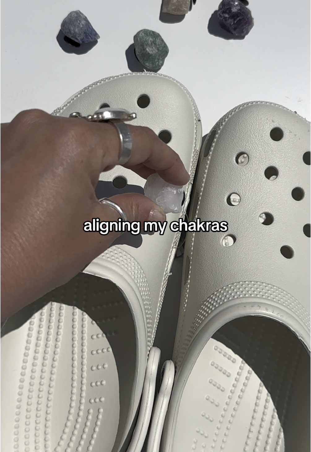 crocs sun, jibbitz moon, cowboy rising