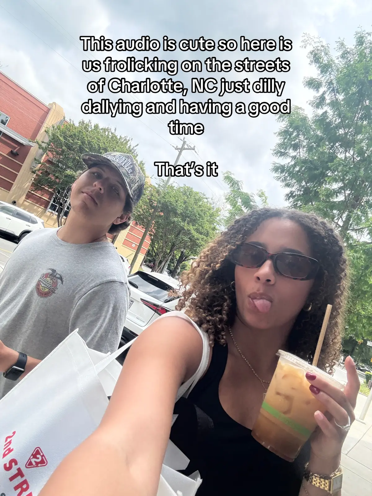 I was sad that I didn’t take videos to make a cute vlog of being in clt but hey that means I was in the moment w my MAN and that’s even better <3 #charlottenc #charlotte #contentcreator 