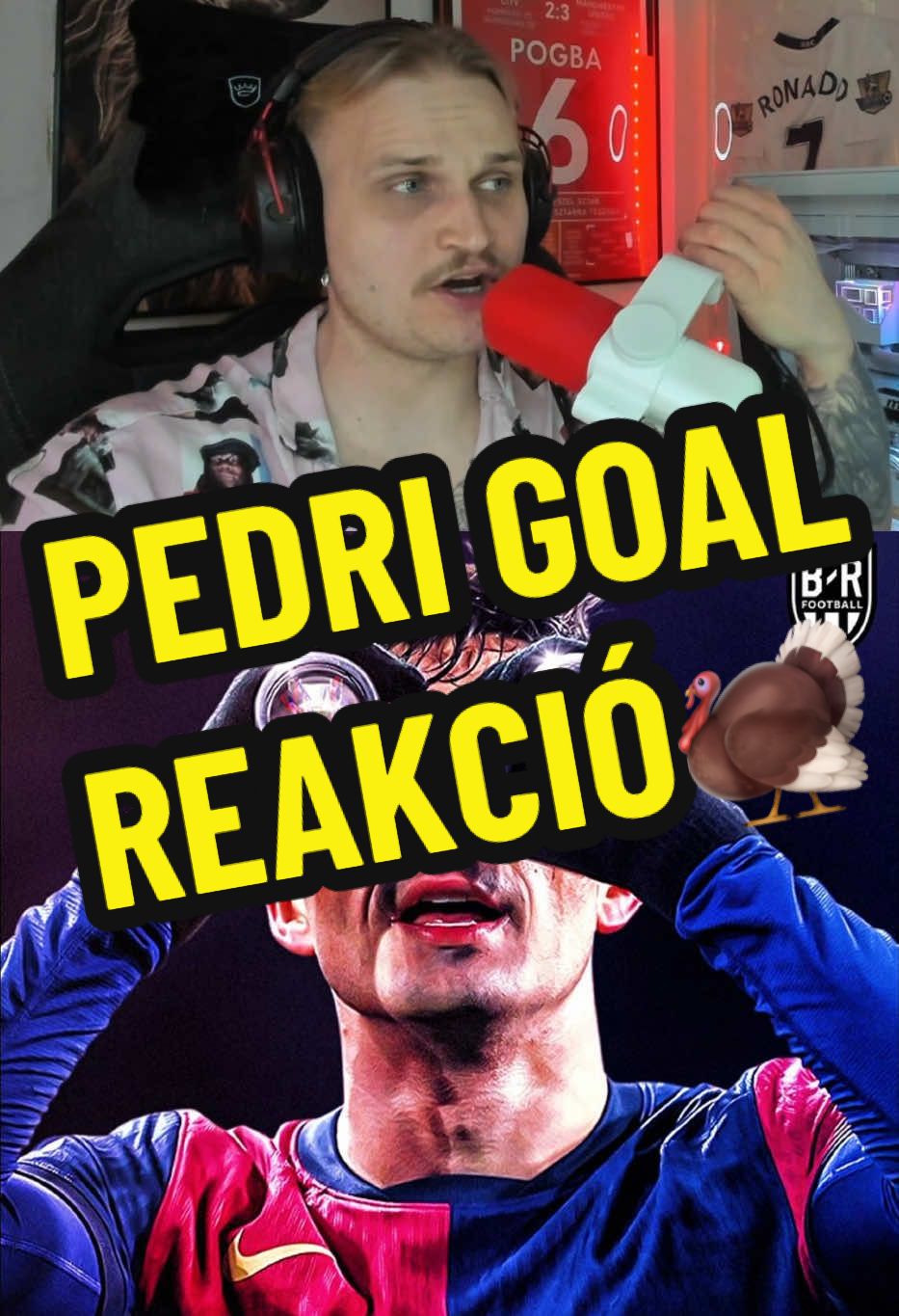 PEDRI GOAL REAKCIÓ🦃#instagram :acsengegeri