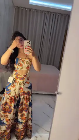 Dê uma olhada em Vestido Feminino Longo Estampado Moda Farm Floral por R$99,00. Compre na Shopee agora! #mulherdepreso🔓🕊👫💍 #farm 