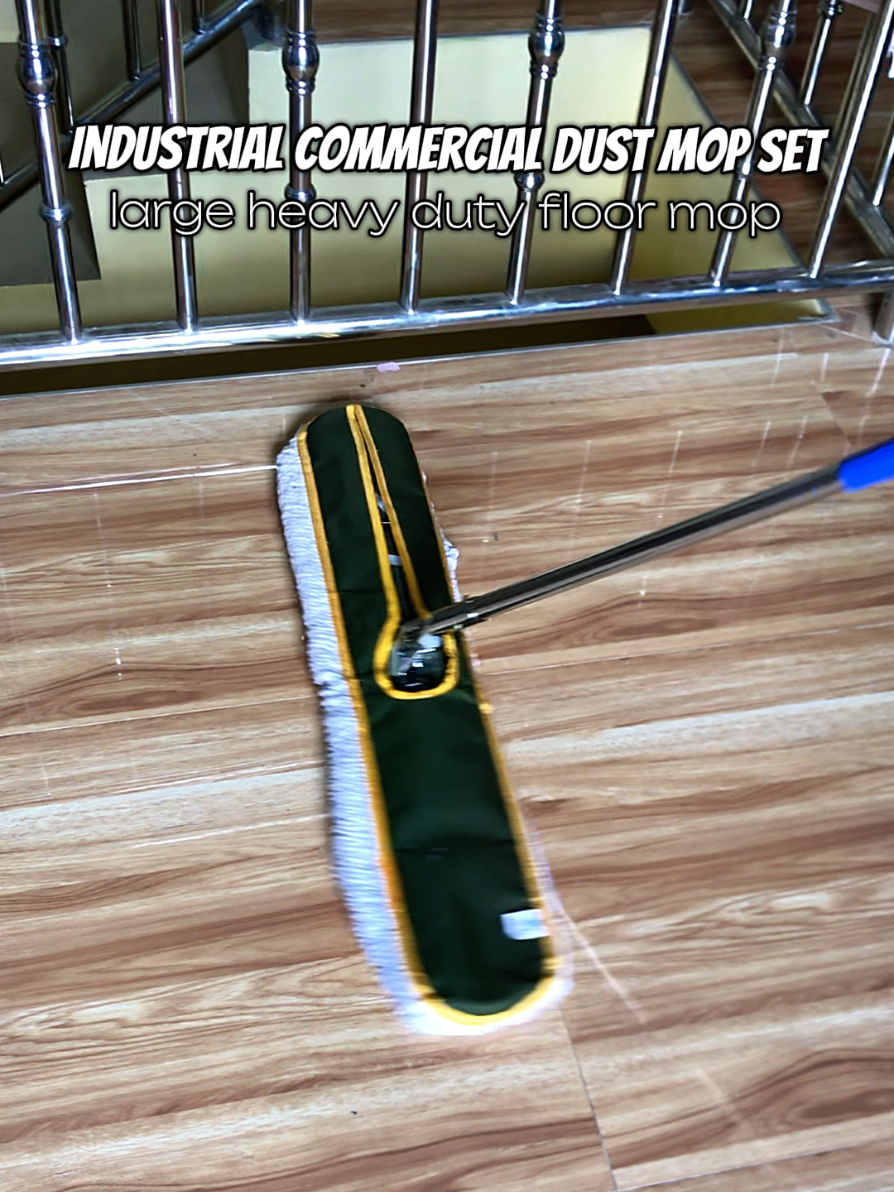 Industrial Commercial Dust Mop Set #mop #mopset #largemop #industrialmopset #commercialmopset #cottonmop 