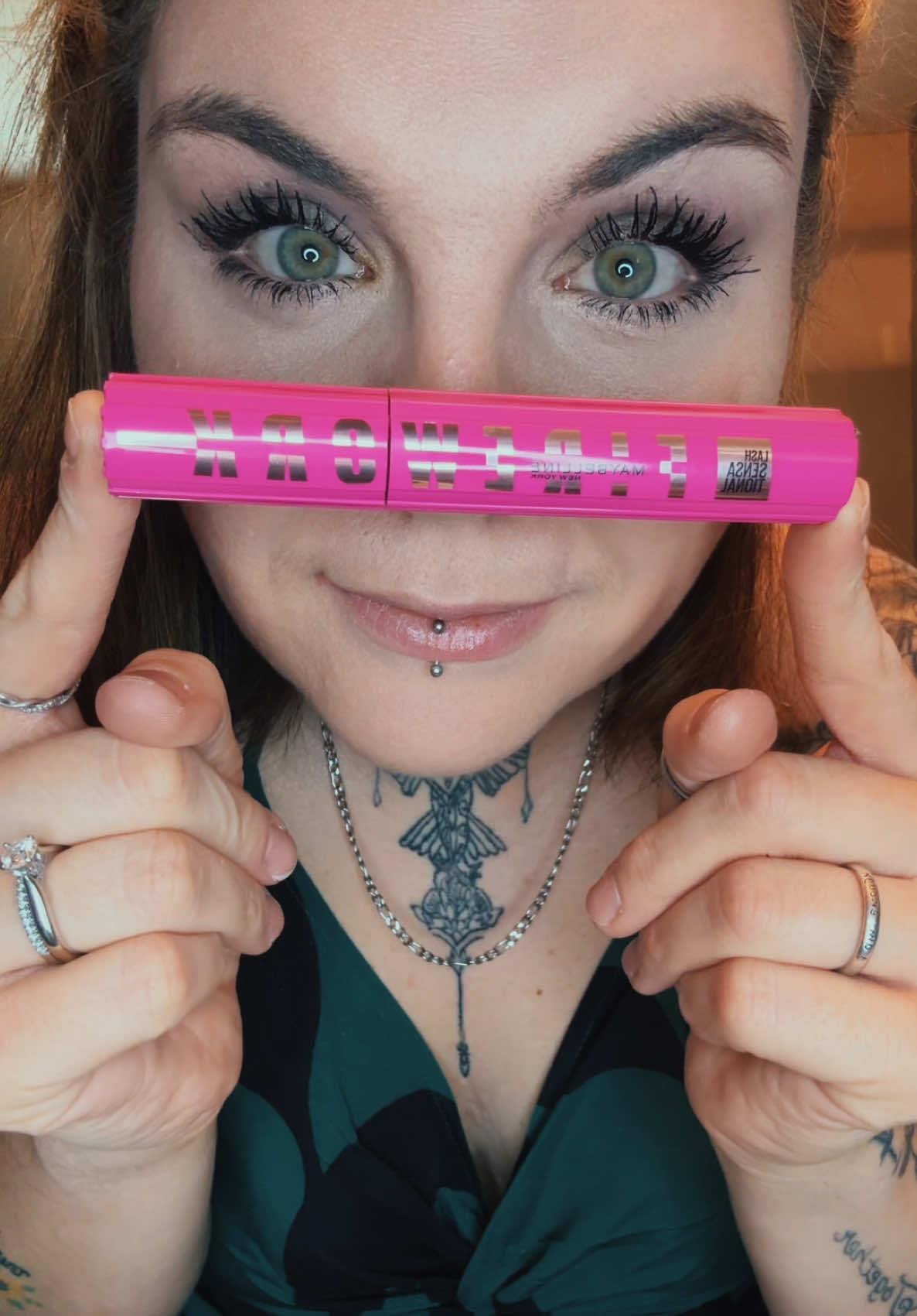 Okkkkkaaayyy love this!!! #fyp #trending #lashes #naturallashes #maybelline 