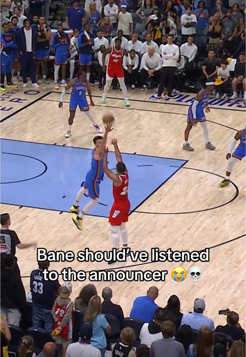😅. #NBA #bball #basketball #hoops #thunder #grizzlies 