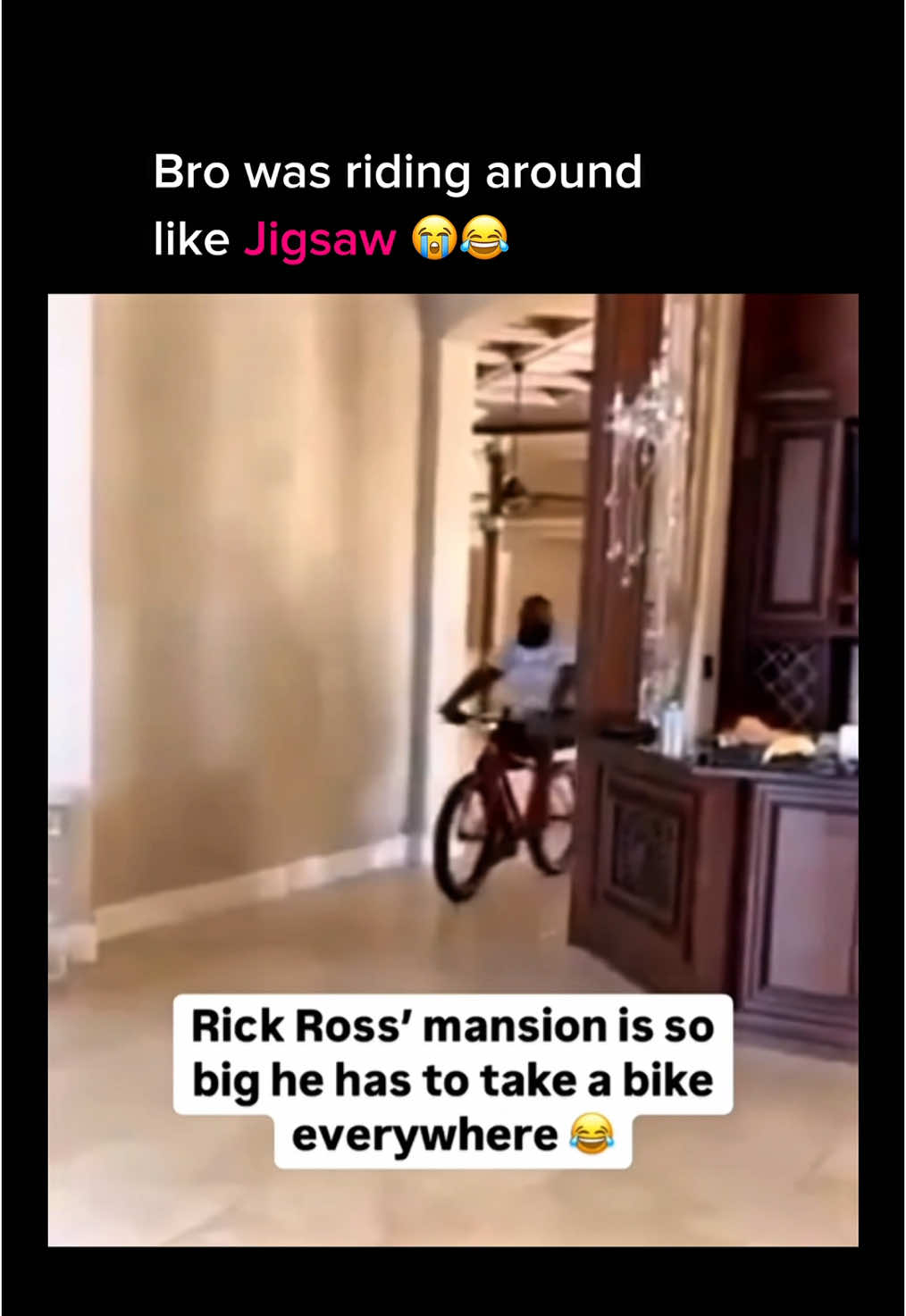 Rick Ross really gotta use a bike to get around his mansion 😂 #rap #hiphop #rapminded #rapmusic #hiphopmusic #rapculture #hiphopculture #music #hiphoprap #hiphoplife #raplife #hiphopcommunity #hiphopblog #hiphophead #rapper #hiphopartist #rapgame #rapnews #hiphopnews #rickross #funny #viral #raptok 