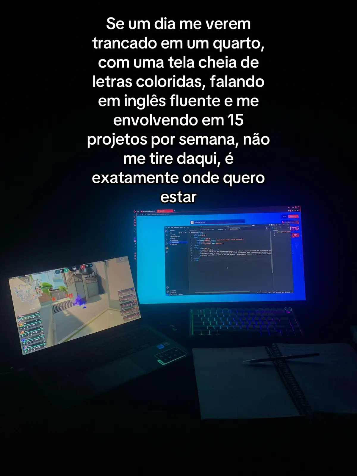 Vou fazer isso dar certo!  #progress #programador #dev #foryoupage #cursosonline 