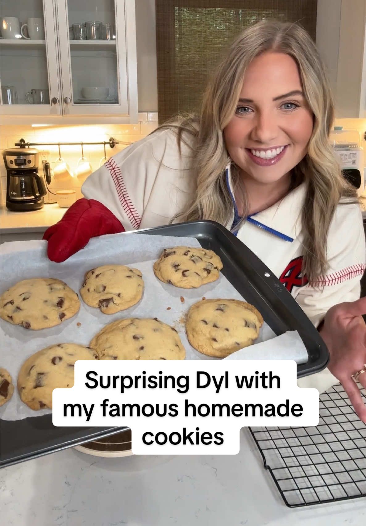Food makes him emotional 🤣 #shelbanddyl #homemade #cookies #surprise #couples #relationships 