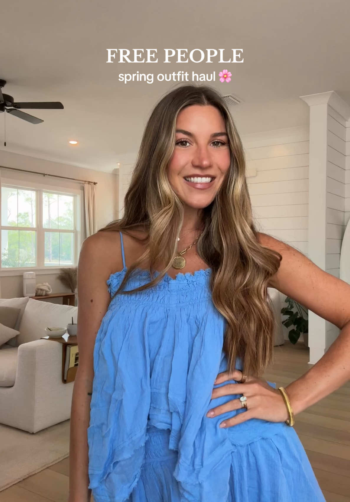 spring fashion is just toooo cute🥹 #freepeoplepartner #whenyouwearfp #springoutfits #freepeoplehaul 