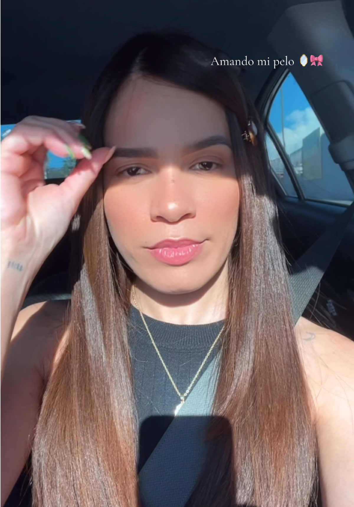 Cuando aprendes a cuidar tu cabello se nota 😍🪞🎀  #cuidadodelcabello #haircare #tipsparaelcabello #rutinas 