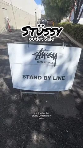 Stussy outlet sale…there’s one more day to shop on Sunday April 27th from 8am-1pm but this sale comes back every 3-4 months if you missed it this time @Stüssy headquarters 17426 Daimler St, Irvine, CA 92614 #stussy #streetwear #samplesale #warehousesale #outlet #orangecounty #irvine 