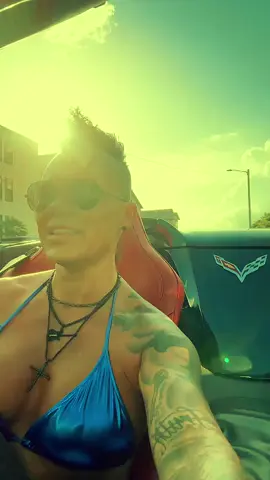 #fyp #lesbiansoftiktok #wlw #goodday #myrtlebeach #topless#topdown #corvette#lovemylife#onelife #bikini #thankful 