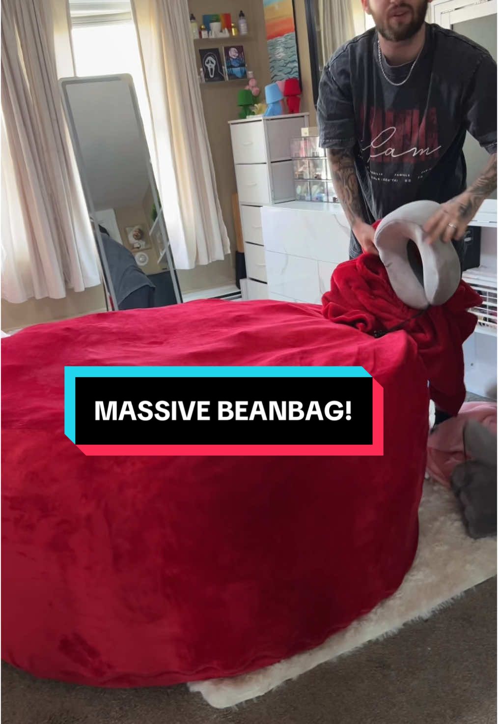 This beanbag is such a good deal today! #beanbag #beanbags #beanbagchair 
