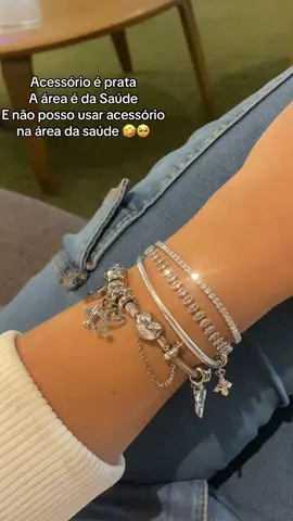 Eu amo prata 💍💍  #pulseiralife #pandora #vivara #fyp #acessorios 