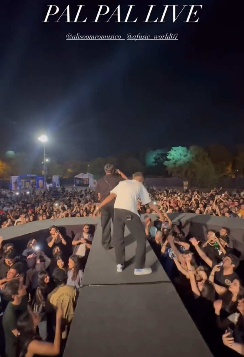 Pal Pal at Og fest, Lahore 🫱🏻‍🫲🏽 w my bro @Afusic, Str8 Outta Hyd, PK 🇵🇰 #foryou #fyp #tiktok #viral #music #palpal 