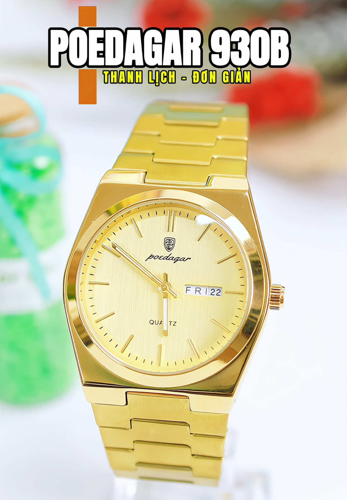 Đồng hồ POEDAGAR 930B có thiết kế đẹp, lên tay rất là đầm chắc. Chống nước 3 ATM, mặt size 40mm.  #xuhuong #đồnghồ #donghonam #donghodep #donghothoitrang #poedagar #watch 