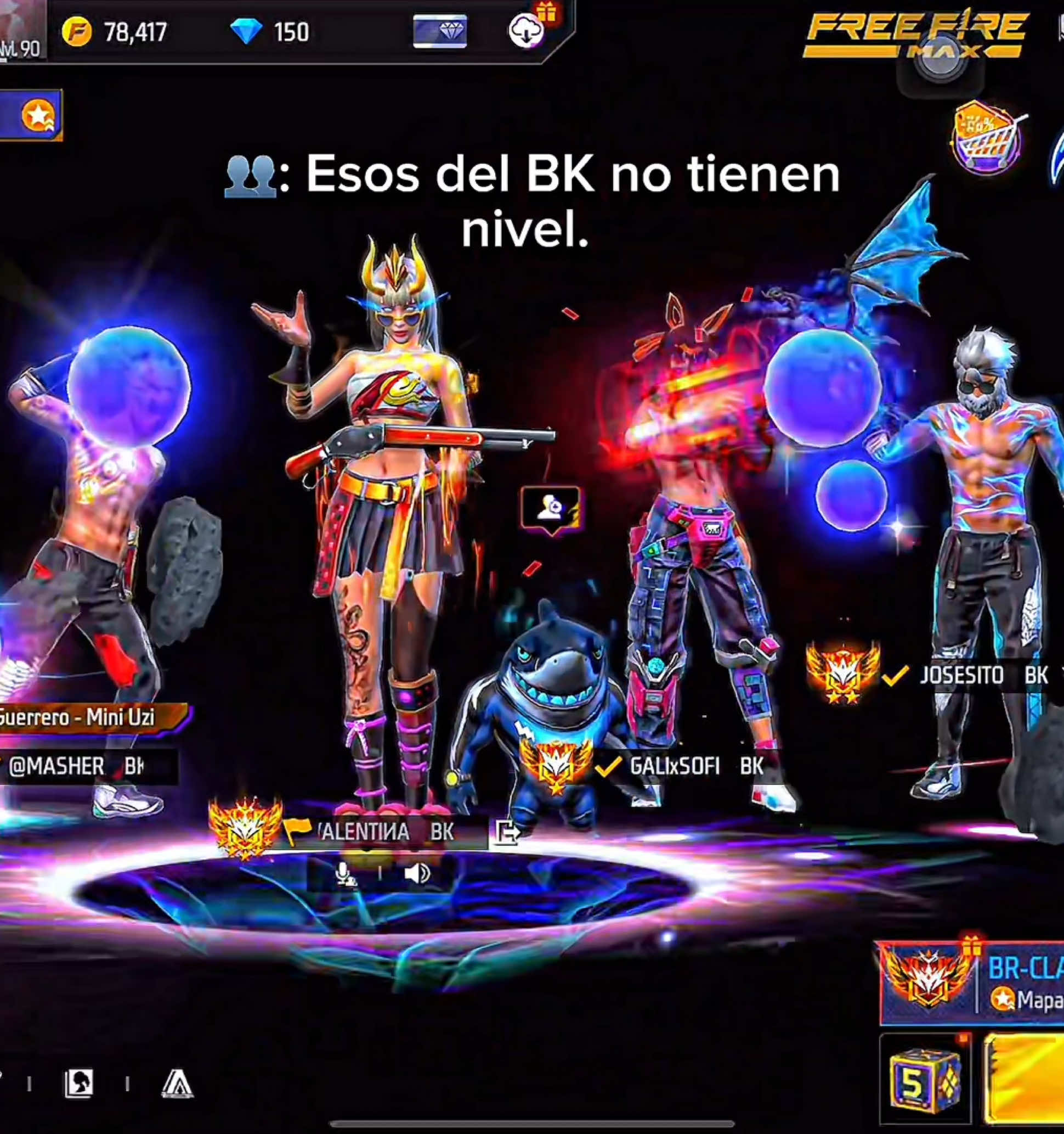 Me andan faltando insn@s 😛 @𝙈𝘼𝙎𝙃𝙀𝙍 𝙊𝙁𝙁 @𝐗  𝐉𝐨𝐬𝐞𝐬𝐢𝐭𝐨 @𝐒𝐎𝐅𝐈𝐀𝐀 𝐂𝐎𝐋🐙🌸  #ffmax #clan #valentinabk #freefire #precisoenmira #insanos #competitivo #reinicio #quality #fyp 
