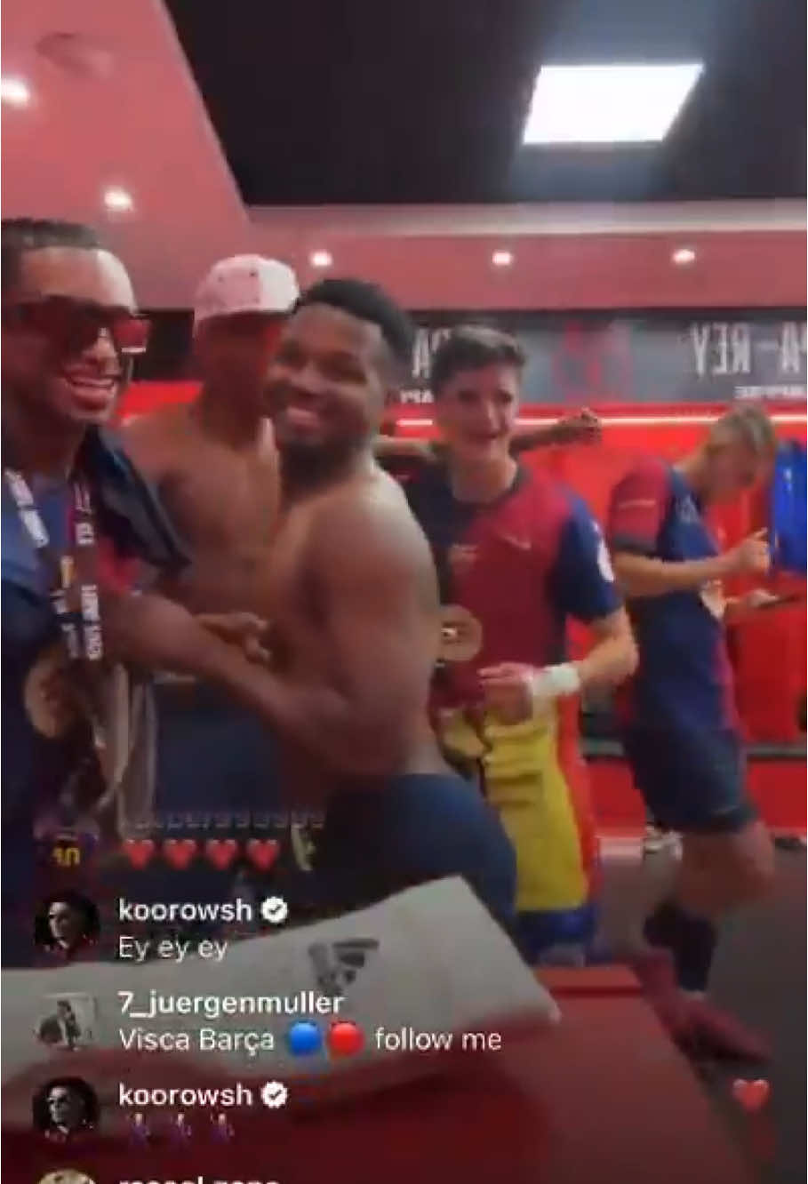 رقصة تحقيق الكاس ضد ريال مدريد ، فاتي ولامين و بالدي 😂😭 Lamine Yamal, Fati , Balde 🕺🏽 #fcbarcelona #realmadrid #dance #fyp 