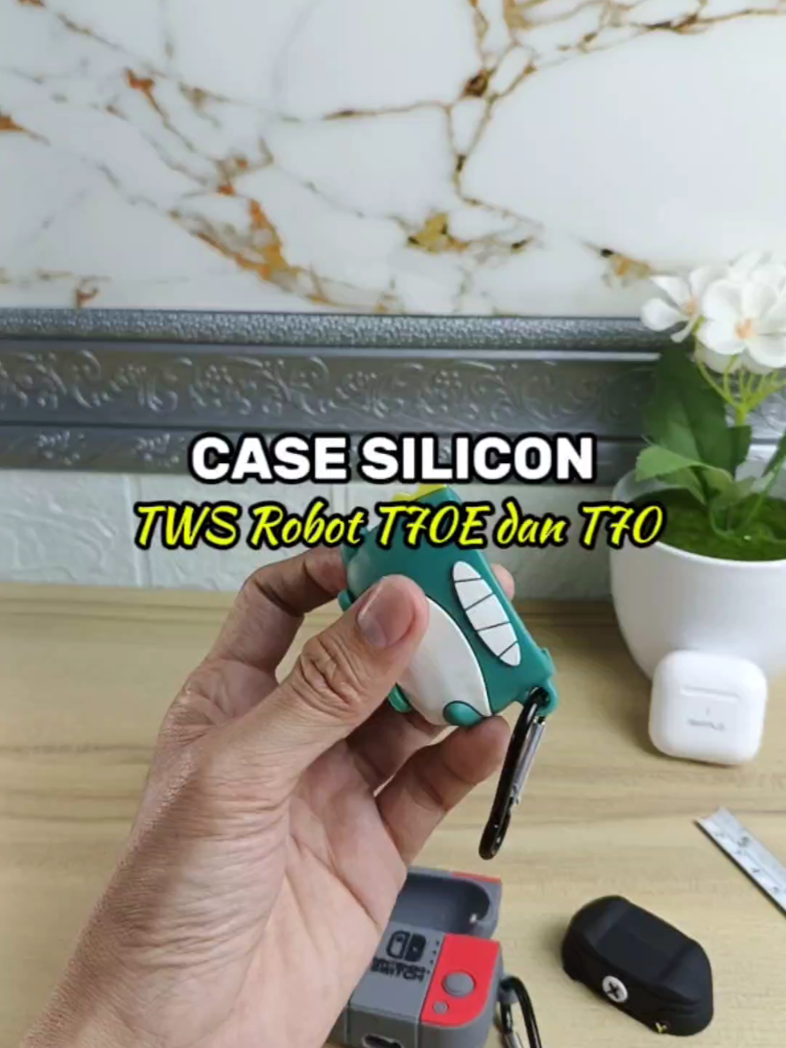 Membalas @misslan063 Untuk Tws Robot T70E dan T70 bisa langsung beli dikeranjang ya #casetws #casetwsrobot #casesilicontws #casetwsrobot 