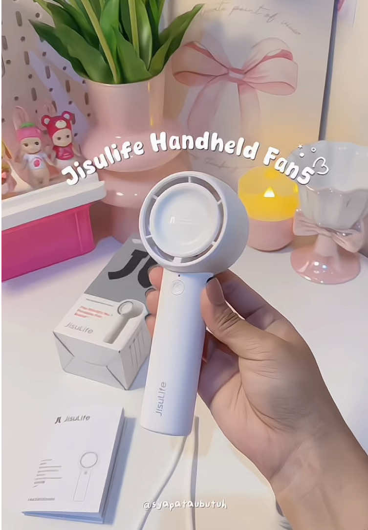 Jisulife handheld fan5🎀🫶🏻 #jisulife #handheld #handheldfan5 #fan5jisulife #kipas #jisulifefan #kipasturbo #turbofan #paydaysale #payday #wib 