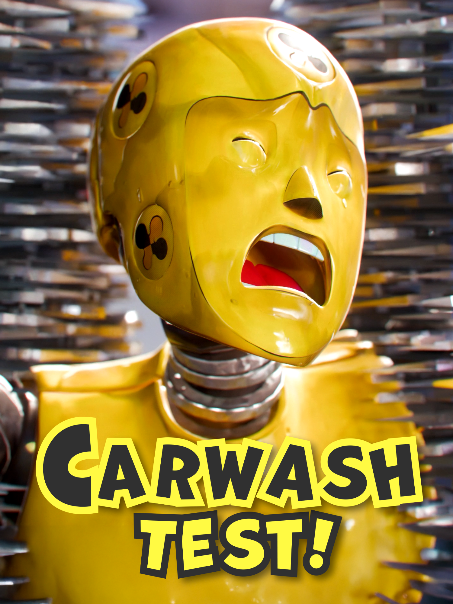 🚗Dummy Bucky’s Car Wash Test!🧽 Wait… is it normal to come out this clean from a car wash? He’s literally glowing now. 🥶 Let’s Get Crashing!💥
