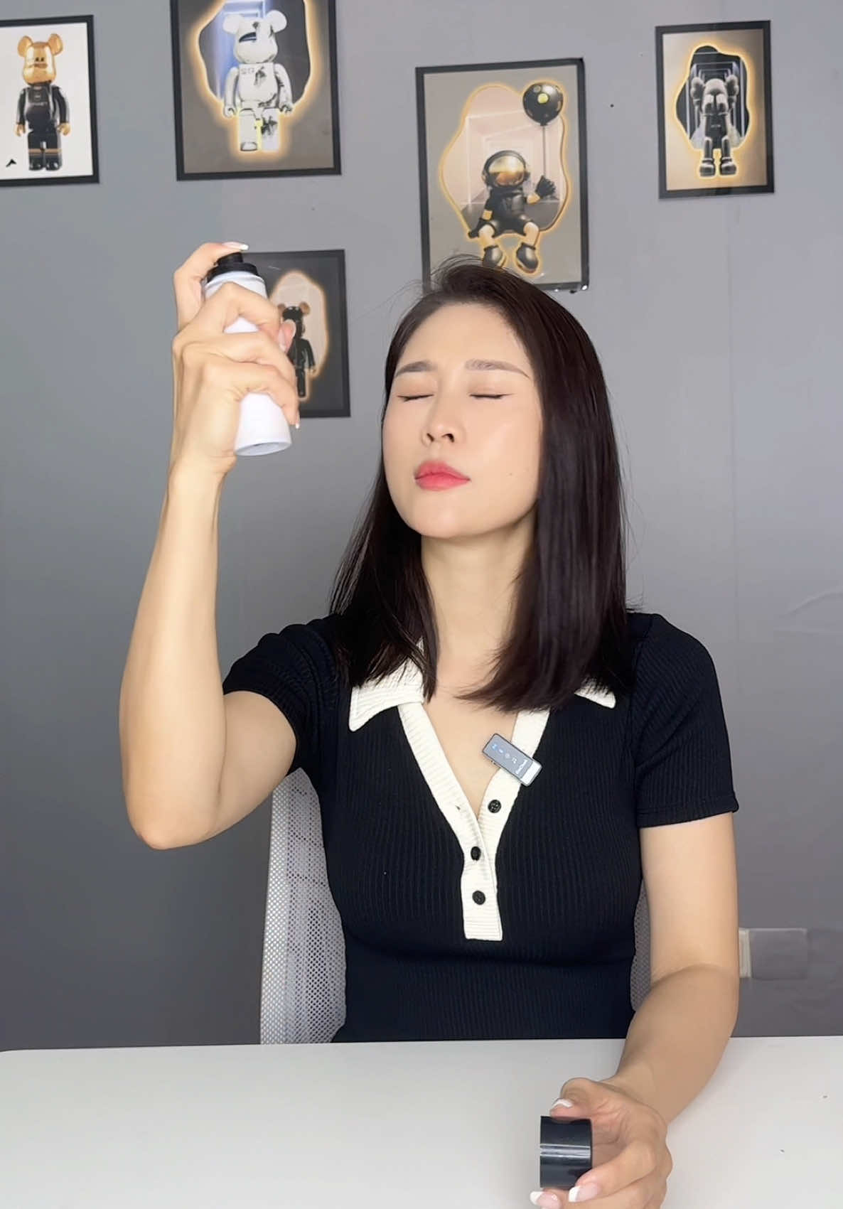 Xịt khoá makeup #xuhuong #camnhungdaily #xitkhoanen 