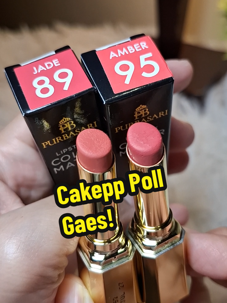 Purbasari Lipstick Color Matte Lipstik Tahan Lama Hingga 12 Jam Ringan dan Lembut di bibir