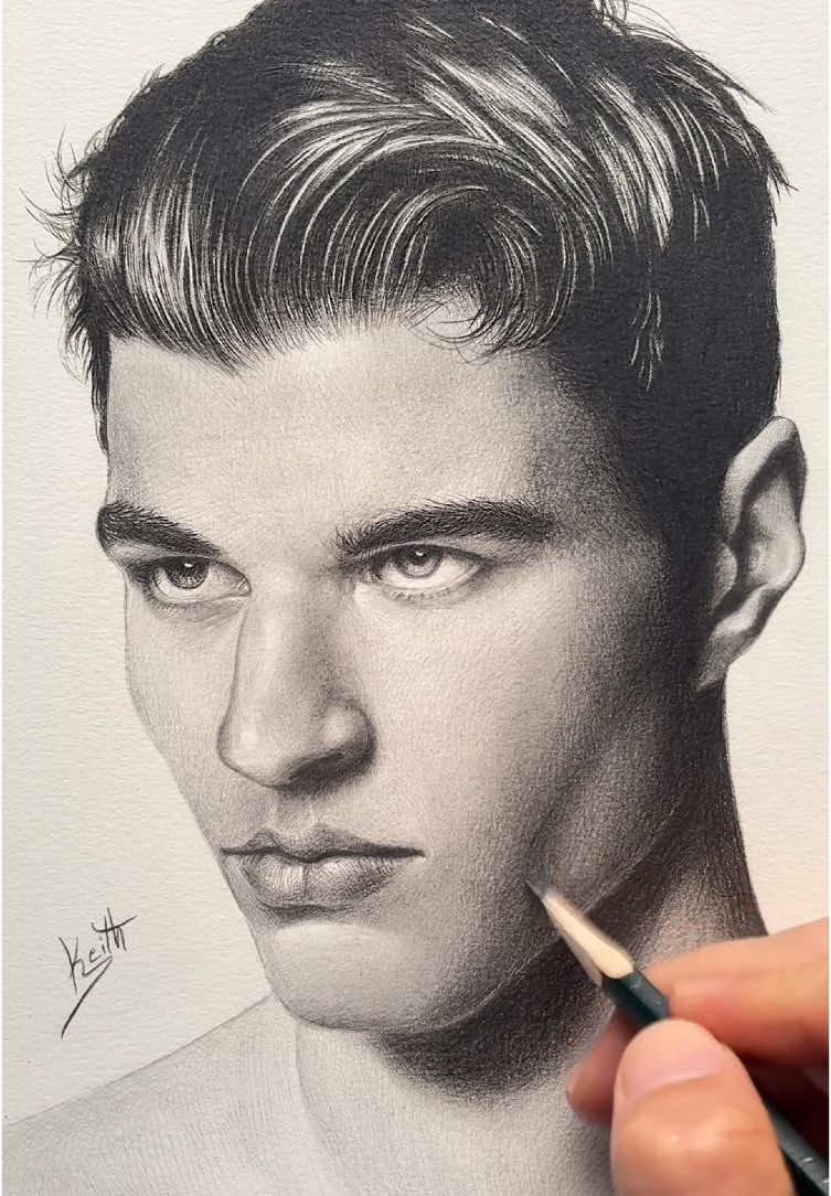 How to Draw a guy’s face in 3/4 ✍️  #drawingtutorial #howtodrawaface #drawing #desenho #dibujo #portraitdrawing #disegno #dessin #howtodraw #easydrawing 