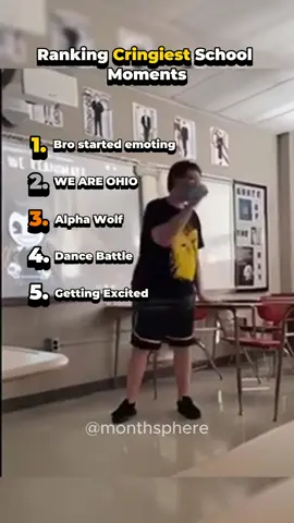 Ranking Cringiest School Moments #cringe #school #funny #meme #schoolfails #usa #fyp #xybca 