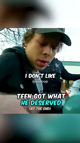 Police vs Entitled Teen🤯