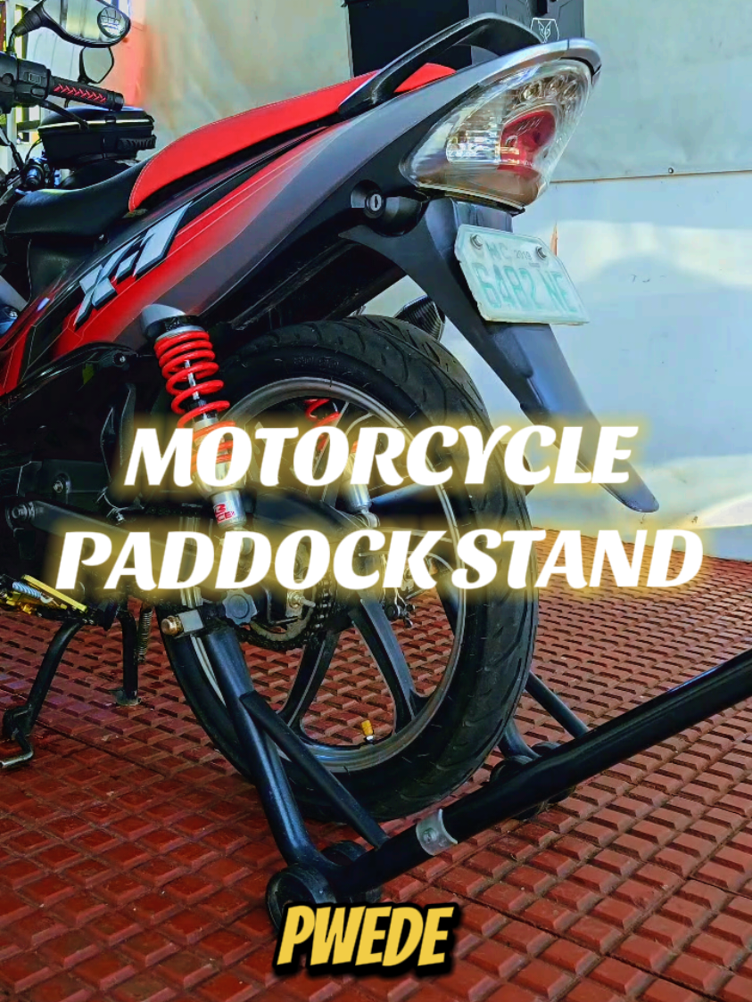 Heavy duty at budjet friendly #paddockstand #motorcyclepaddockstand #paddockuniversal #motorcycleaccessories #paddockstandformotorcycle 