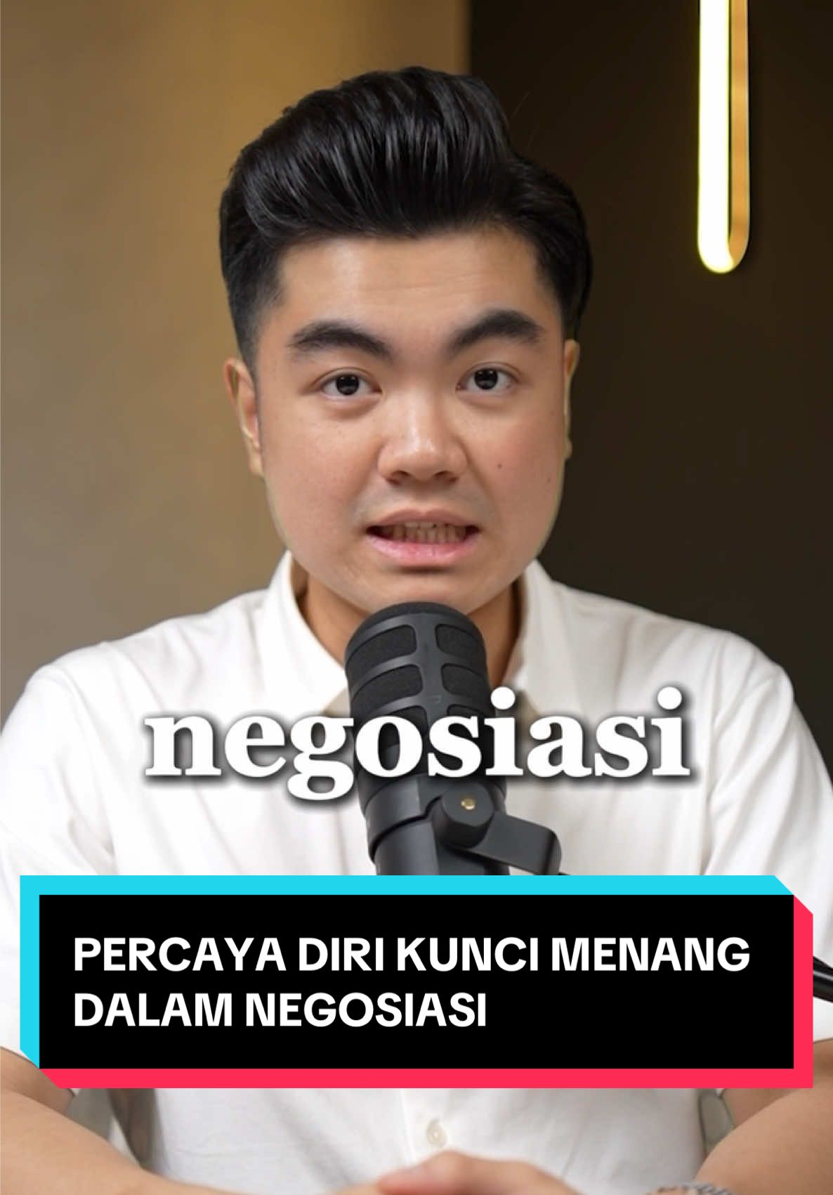 PERCAYA DIRI ITU KUNCI MENANG DALAM NEGOSIASI! #miliardermudaindonesia #semuabisaditiktok #serunyabelajar 