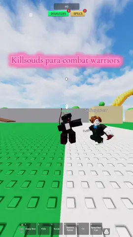 Estaré buscando más killsound para hacer otro video| 🌸💞 quien me da unos besos??#clips #typ #typ #typ #typ #combatwarriors #cw #robloxfyp 