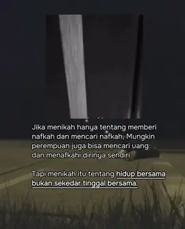 Menikah itu tentang hidup bersama bukan sekedar tinggal bersama.